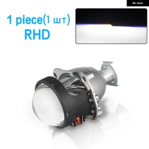 HID バイ キセノン 高低ビーム H1 ミニプロジェクター ヘッドライト レンズ H4 H7 HB3 ヘッドライト 2.5インチ LHD RHD - 1 piece RHD