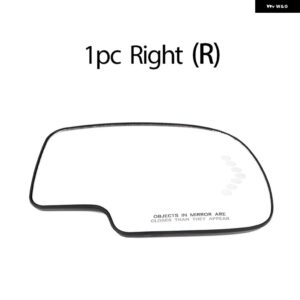 左右サイド加熱 ウイング ミラー ガラスバックミラー バックミラー プレート GMC シエラユーコン XL 1500 2500 3500 2003-2007 アクセサリー - 1PC Right