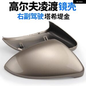 2個 サイド ウイング ミラー カバー キャップ VW ゴルフ MK7 7.5 VII GTI GTD GTE ホワイト SPORTSVAN SPORTSWAGEN 2013-2019 TOURAN - golden