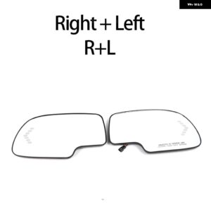 サイドドア ウイング ミラー ガラス暖房交換 キャデラック エスカレード EXT ESV 37408 アクセサリー - 1PC Left