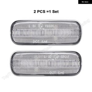 2個 LED ダイナミックサイドミラー ウインカー ウィンカーライト シトロエン C4 I 38292 - Clear Lens