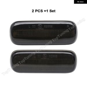 2個 LED ダイナミックサイドミラー ウインカー ウィンカーライト シトロエン C4 I 38292 - smoke