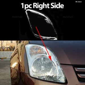 スズキ スイフト RS 2005-2010 高クリア車クリア ハウジング フロント ヘッドライト レンズ ガラスランプカバー ランプシェード - 1pc Right Side