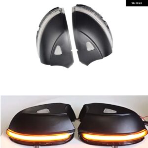 ダイナミックウィンカー ライトサイドミラー フラッシュライトスクロールLEDリピーターウインカーVW パサート CC B7ビートルシロッコジェッタMK6 - Crystal-Yellow