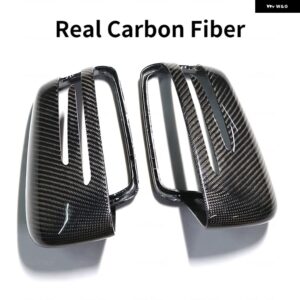 メルセデス カーボン ミラー W204 W207 W212 W176 W218 W221 カーボン キャップ メルセデス A C CLS E CLAクラス カーボン ミラー カバー - Real Carbon Fiber