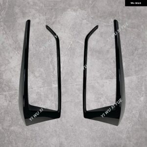 VW ゴルフ ゴルフ 7.5 ゴルフ MK 7.5 GTI GTD GTE R R-LINE TDI TSI 2016-2019 リアバンパー スプリッター カナード スポイラー 自動車 外装 パーツ - Glossy Black Bottom