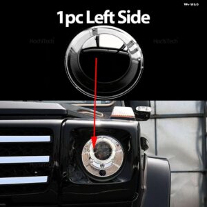 ヘッドランプ レンズ シェルマスクク リアランプ シェード カバー メルセデス Gクラス W463 AMG G63 G55 G65 G ワーゲン G ワゴン PUCH G 07-18 - 1pc Left Side