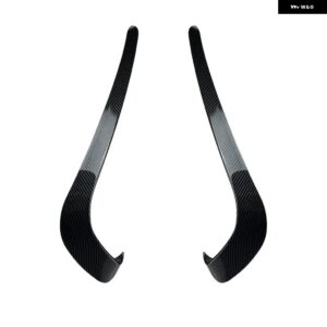 VW パサート B7 セダンバリアント 2011-2015 フロントバンパー サイド カナード フォグフロントライト フレーム カバー トリム レーシング ステッカー - Carbon Look