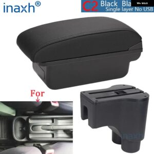 ダイハツ テリオス 2 アームレスト ボックス セントラ ル ストア コンテンツ ボックス インテリア アームレスト ストレージ カー アクセサリー パーツ - C2 Black line NO USB