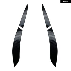 VW ゴルフ 6 スタンダード MK6 GTI R リア ヘッドライト アイブロウ 2008-13 テールライト カバー ランプ ステッカー - Carbon Look