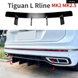 5 フィンリアバンパー ディフューザー スポイラー スプリッター ディフューザー VW ティグアン L MK2.5 スタンダード/ティグアン L MK2 MK2.5 R ライン - MK2.5 R-Line