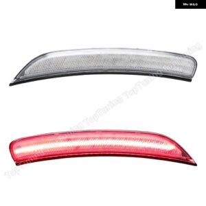 リア LED サイドマーカーランプ レッドライト クライスラー 200 2015 2016 2017 2個 スモークとクリア OEM#:68194897AA 68194896AA - clear
