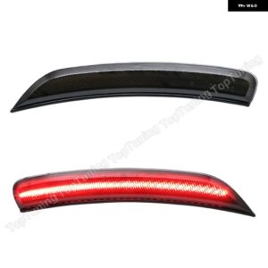 リア LED サイドマーカーランプ レッドライト クライスラー 200 2015 2016 2017 2個 スモークとクリア OEM#:68194897AA 68194896AA - smoke
