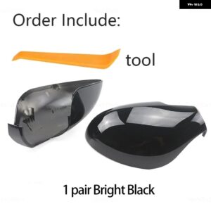 シートイビサ MK3 6L 2002-2008 カーボン リアビュードア ウイング サイドミラー カバー キャップシェルケースとツール - black