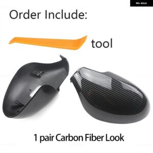 サイド車ミラー キャップシートコルドバ MK2 6L 2002-2008 交換 スタイル カーボンミラー カバー カバー - Carbon Fiber Look