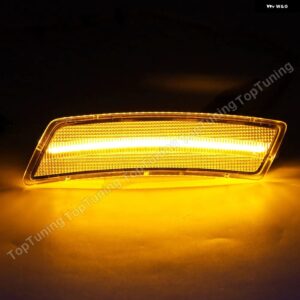 2X LED サイド マーカーライト ランプ VW ビートル 2012-2018 インジケーター ライト VW ティグアン 2018-23 米国車専用 - clear