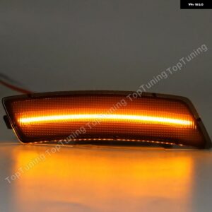 2X LED サイド マーカーライト ランプ VW ビートル 2012-2018 インジケーター ライト VW ティグアン 2018-23 米国車専用 - smoke