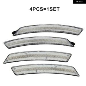 4個 LED フロントリア フェンダーサイド マーカーライト ミニクーパー R55 クラブマン R56 R57 R58 R59 ロードスター R60 カントリーマン R61 ペースマン - Clear Lens