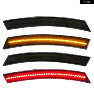 4個 リア/フロント LED サイドマーカーランプミニクーパー R50 R53 ハッチバック R52 コンバーチブル 37408 ウィンカーランプ - Smoke lens