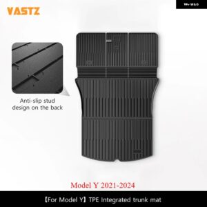 一体型 トランク マット モデルY 2021-2024 モデル3 2024 2025 リアフロント全ウェザー型 防水 車内ライナー パッド - M3H 3PCS