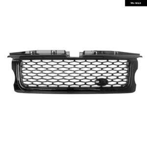 ランドレンジスポーツローバー L320/L 320 38596 フロントバンパー グリル センター パネル 外装 スタイリング アッパー グリル - Black Silver Black