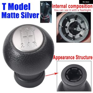 スズキ ハンドスピード ギア シフト ノブゲイターカラーケース スイフト SX4 アルト 2005-14 - T Dumb silver