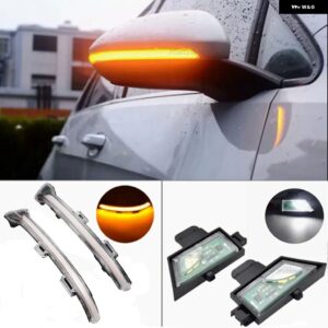 1サイドアンダーミラー ランプ LED パドルライト VW ゴルフ 7 GTI R GTE GTD MK7.5 トゥーランジェッタ MK7 ダイナミックウインカー - Crystal Set