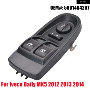 5801484207 自動 IVECO デイリー MK5 電動パワーウィンドウミラー ボタン コントロール スイッチ 5801484223 - Without Folding