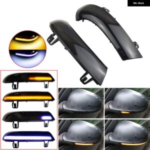 VW パサート B6 ゴルフ 5 ジェッタ MK5 パサート B5.5 GTI V シャラン LED ダイナミック ウィンカー ウインカー サイド バック ミラー インジケーター - Dynamic Yellow Blue