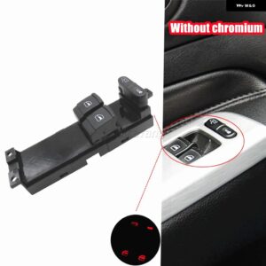 カー スタイリング 1J3959857 シュコダ ファビアオクタビア VW ボーラ ゴルフ シートレオンパワー電動ウィンドウマスター スイッチ 1J3 959 857 B - Without Chrome