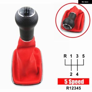 12MM 5/6スピード ギア 装飾 ギア シフト ノブ VW 2003-2008 ゴルフ 4 IV MK4 GTI R32 ジェッタ JDM シフト ノブシフター ノブ - 5 Speed10