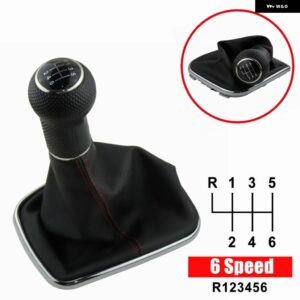 12MM 5/6スピード ギア 装飾 ギア シフト ノブ VW 2003-2008 ゴルフ 4 IV MK4 GTI R32 ジェッタ JDM シフト ノブシフター ノブ - 6 Speed3