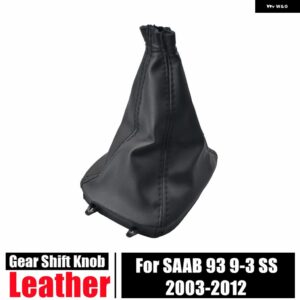 5/6スピード ギア シフト ノブレザーゲートル ブーツ カバー SAAB 93 9-3 SS 2003-2012 レバー シフター スティックハンドルボール マニュアル - Dust Cover