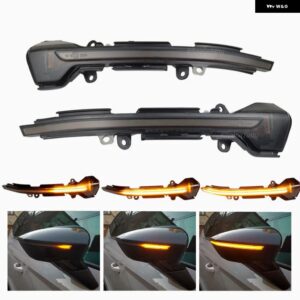 セアト レオン III MK3 5F ST FR キュプラ アロナ KJ7 2013 2014 2015 2017-2019 流れる LED ダイナミック ウィンカー リピーター ライト - Smoked Lens