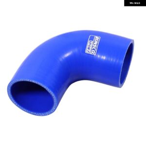 90 度シリコンホースエルボゴムジョイナーベンド チューブ ホースコネクタインタークーラーターボエアインテーク パイプ 38/45/63/76/83/89MM - 90-degrees-76mm-BL