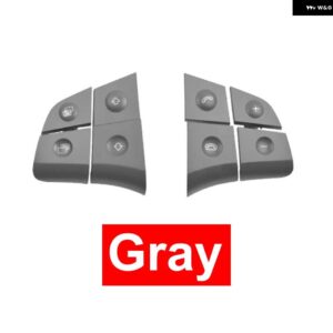 フロント左/右/中央中央 エアコン A/C ベント グリル スライダー アウトレット タブクリップリペアキット BENZ W164 ML GL - W164 Gray