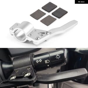 カー スタイリング 調整 ステアリングホイール ターンロッド 延長 ウインカーレバーポジションアップキット カーアクセサリーアルミ - Silver