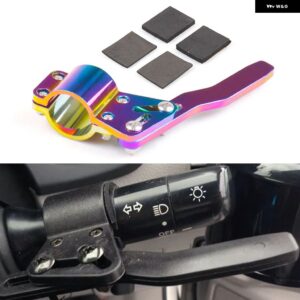 カー スタイリング 調整 ステアリングホイール ターンロッド 延長 ウインカーレバーポジションアップキット カーアクセサリーアルミ - Neo Chrome