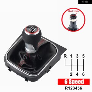 ギア シフト ノブレバー シフター VW ゴルフ /ラビット/ジェッタ MK5 2004-2009 VW ゴルフ /ジェッタ MK6 2010-2014 - 6 Speed2