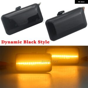 ウィンカー ウインカー ランプ シート イビサ MK2 6K1 1993 - 2002 1H0949101 ダイナミック アロー サイド マーカー ライト - Dynamic Smoked Type