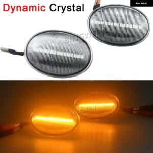 2 X ミニクーパー R55 R56 R57 R58 R59 07 - 13 LED ダイナミックサイドマーカー ウィンカーライト シーケンシャル ウインカーライト CL-R56-LSM-SM - Dynamic Crystal Type
