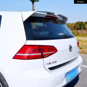 MK7 MK7.5 O スタイリング ABS 未塗装リアルーフ トランク ウイング スポイラー VW ゴルフ 7 VII MK7 スタンダード 2014 - 2017 GTI R はできません - Unpainted