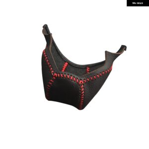 ギア シフト 首輪 MG ZS MG6 MG3 RX5 AT シフト ノブカバー 革自動車 スタイリング センター インテリア アクセサリー装飾 - red line