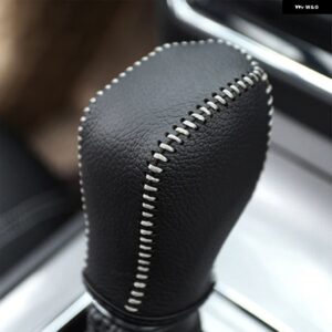 ギア シフト 首輪 MG ZS MG6 MG3 RX5 AT シフト ノブカバー 革自動車 スタイリング センター インテリア アクセサリー装飾 - White Line