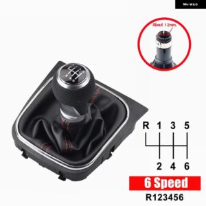 VW ゴルフ /ラビット/ジェッタ MK5 2004-2009 VW ゴルフ /ジェッタ MK6 2010-2014 ギア シフト ノブレバー シフター - 6 Speed3