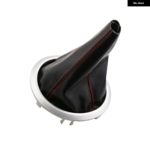 スズキ カラーマイライフ 革 MT ギア シフト ノブ ブーツ ゲートルダストカバー カラー スイフト SX4 アルト 2005 - 2016 カ - red line