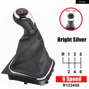ギア シフト ノブレバー シフター VW ゴルフ /ラビット/ジェッタ MK5 2004-2009 VW ゴルフ /ジェッタ MK6 2010-2014 - 6 Speed9