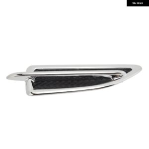 フロント マッドガード ベントモールディング クローム スタイリッシュ 簡単取り付け マッド フラップ インサート ベントモールディング トリム エスケープ - Right