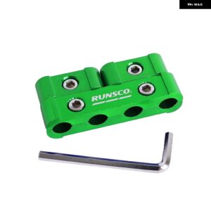 スパークプラグ 電線クランプ 8MM /9MM /10MM セパレーターライン点火 ケーブル クリップ自動装飾アクセサリー 3ピース - Green
