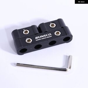 スパークプラグ 電線クランプ 8MM /9MM /10MM セパレーターライン点火 ケーブル クリップ自動装飾アクセサリー 3ピース - black